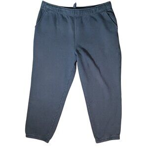 L.L. Bean Men's Navy Blue Sweatpants Interior Drawstring Waist Size XL
